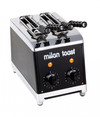 Milan Toast Tosti 2-slots Zwart