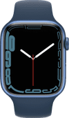 Apple Watch Series 7 45mm Blauw Aluminium Blauwe Sportband