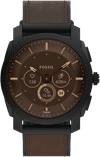 Fossil Gen 6 Hybrid Zwart/Bruin 45mm
