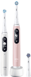 Oral-B iO Series 6N Duo Pack Wit + Roze