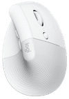 Logitech Lift for Mac Vertical Ergonomic Mouse White