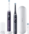 Oral-B iO 8n Purple and Black Duo Pack with Extra Brush Attachment