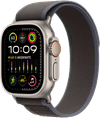 Apple Watch Ultra 2 4G 49mm Trail Band Zwart/Blauw M/L