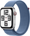 Apple Watch SE (2022) 4G 44mm Silver Aluminum Sport Watch Strap