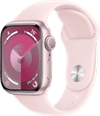 Apple Watch Series 9 41 mm Rose Aluminium Bracelet Sport S/M