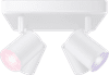 WiZ 4 Spots Imageo Square- Colored and White Light - GU10 - White