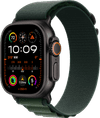 Apple Watch Ultra 2 4G 49mm Black Alpine Watch Strap Green M
