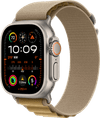 Apple Watch Ultra 2 4G 49mm Silver Alpine Watch Strap Beige S