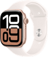 Apple Watch Series 10 46mm Roségoud Sportband M/L