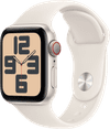 Apple Watch SE 2024 4G 40mm Starlight Sport Band S/M