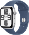 Apple Watch SE 2024 44mm Zilver Sportband M/L