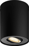 Philips Hue Pillar Spot Monté en Surface White Ambiance - Noir - 1 spot