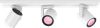 Philips Hue Argenta Spot Monté en Surface White and Color - Blanc - 3 Spots
