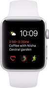 Apple Watch Series 2 42mm Silver Aluminum/White Sport Band