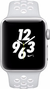 Apple Watch Nike+ 38mm Zilver Aluminium/Platinum Wit Sportband