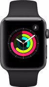 Apple Watch Series 3 38mm Space Gray Aluminum/Black Sport Band