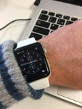 Apple Watch Series 2 42mm Silver Aluminum/White Sport Band (Image 4 of 4)