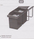 Hailo Tandem 15 + 15 Liter Grey (Afbeelding 1 van 1)
