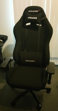 AKRacing Gaming Chair Zwart / Zwart (Afbeelding 2 van 3)