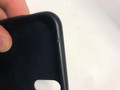 Apple iPhone X Silicon Back Cover Black (Image 2 of 3)