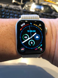Apple Watch Series 4 44mm Nike+ Silver Aluminum/Nylon Sport Band (Image 2 of 2)