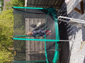 Nova Trampoline 305 cm avec Filet de sécurité et Rebord Vert (Image 1 sur 1)