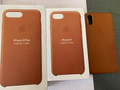 Apple iPhone Xs Leather Back Cover Saddle Brown (Image 2 of 3)