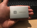 Samsung T7 Touch Portable SSD 2TB Zilver (Afbeelding 1 van 1)