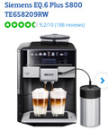 Siemens EQ.6 Plus S800 TE658209RW (Afbeelding 1 van 8)