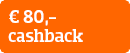 80 € de cashback