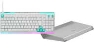 Logitech G512 X 98 Clavier Gamer AZERTY Blanc + Repose-poignet