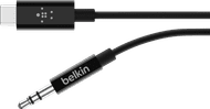 Belkin Rockstar USB-C to 3.5mm Cable Converter 0.9m Black