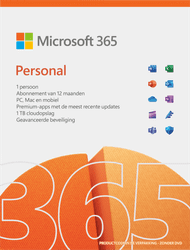Microsoft Office 365 Personnel NL Abonnement 1 an