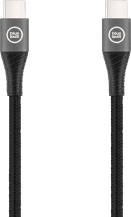 BlueBuilt USB-C to USB-C Cable 1.5m Nylon Black