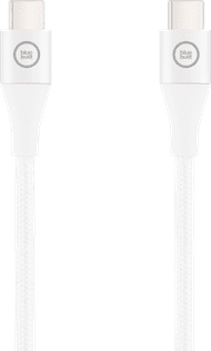 BlueBuilt USB-C to USB-C Cable 1.5m Nylon White