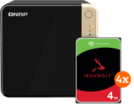 QNAP TS-464-8G + Seagate Ironwolf 16TB (4x4TB)