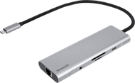 BlueBuilt 8-in-1 Docking Station with USB-C Silver