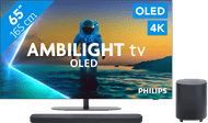 Philips Ambilight 65'' OLED810 4K (2025) + JBL Bar 500 M2 Zwart
