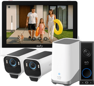 eufyCam S3 Pro Duo Pack + HomeBase 3 + Doorbell E340 + Smart Display E10