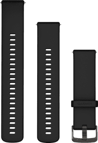 Garmin Siliconen Bandje Zwart 22mm