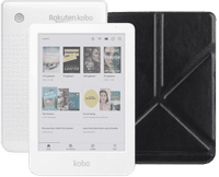 Kobo Clara Colour Wit + BlueBuilt Book Case Zwart