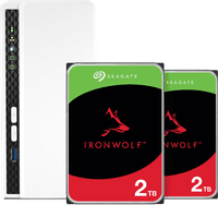 QNAP TS-233 + Seagate IronWolf 2 To Lot de 2