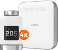 Bosch Slimme Radiatorknop 2 4-Pack + Smart Home Controller 2