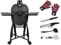 Grill Guru Prime Matte Black Medium Starterspakket