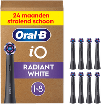 Oral-B iO Radiant White (8 stuks) Zwart