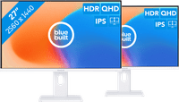 BlueBuilt 27 Pouces Quad HD Écran PC Lot de 2