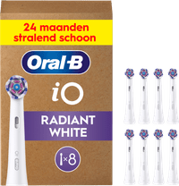 Oral-B iO Radiant White (8 stuks) Wit