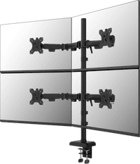 Neomounts NERO DS60-600BL2-2 Monitorarm Zwart