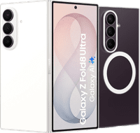 Samsung Galaxy Z Fold 8 Ultra 256 Go Blanc 5G + Back Cover Carbone avec Aimant Noir