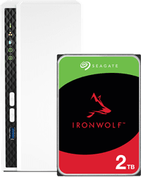 QNAP TS-233 + Seagate IronWolf 2 To